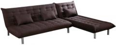 Furny Furny L shaped Sofa bed in Dark Brown colour