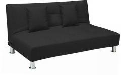 Furny Kyra Three seater Sofa bed in Black colour