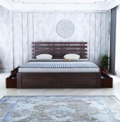 Ganpati Arts Sheesham Wood King Size Bed for Bedroom/Home/Hotel/Living Room Solid Wood King Bed