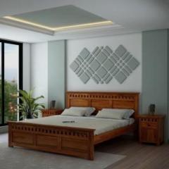 Ganpati Arts Sheesham Wood King Size Bed for Bedroom/Home/Hotel/LivingRoom Solid Wood King Bed
