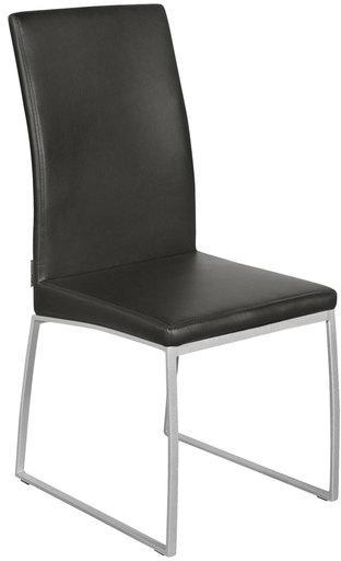 Godrej Interio Novice Dining Chair in Silver & Black Colour