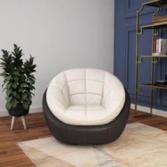 Godrej Interio Opulent Advance Leatherette 1 Seater Sofa