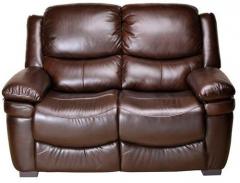 HomeTown Allen Half Leather 2 Seater Sofa