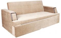 HomeTown IndusFabric Sofa Bed in Brown Colour