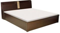 HomeTown Magna King Size Bed with Storage in Walnut Finish