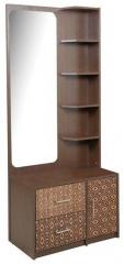 HomeTown Nebula New Dresser with Mirror in Coffee Brown Colour