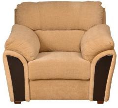 HomeTown Ohio One Seater Sofa in Beige Colour