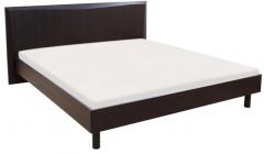 HomeTown Opal Queen Bed in White & Wenge Colour