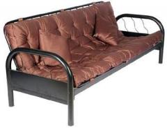 HomeTown Rockford Metal Sofa in Brown Colour