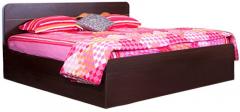 HomeTown Swril King Size Bed in Dual Finish