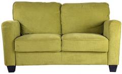 HomeTown Trent Fabric Two Seater Sofa in Lime Green Colour