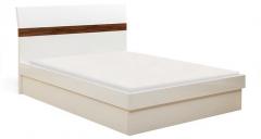 HomeTown UrbanaHighgloss King Bed with Hydraulic Storage in White Finish