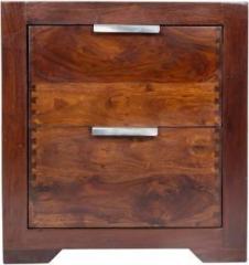 Housefull Solid Wood Bedside Table
