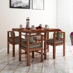 Ik Art Solid Wood 4 Seater Dining Table