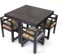 Ikiriya Kingston Solid Wood 4 Seater Dining Table