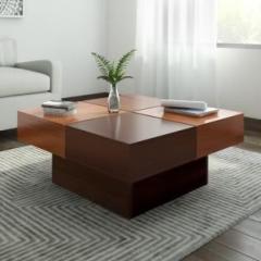Interos Solid Sheesham Wood Coffee Table For Living Room / Office / Cafe. Solid Wood Coffee Table