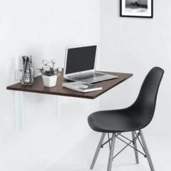 Kawachi Laptop Folding Shelf/Study Table/Work Table/Laptop Table, Folding Shelf Wall Mount, Collapsible Shelf Bracket Table Engineered Wood Study Table