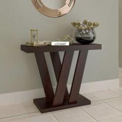 Loonart Solid Sheesham Wood Console/End Table For Living Room / Hotel. Solid Wood Console Table