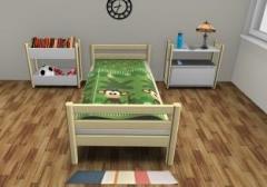 Lots4tots 8908001458528 Solid Wood Single Bed