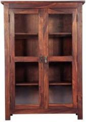 Made Wood Sheesham Wood Solid Wood Close Book Shelf