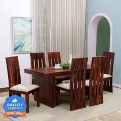 Marutiwood Premium Dining Room Furniture Wooden Dining Table with 6 Chairs Solid Wood 6 Seater Dining Set