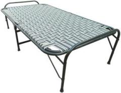 Nattnak Niwar Folding Bed Double Pipe for Sleeping Space Saving Portable 3 X 6 feet Metal Single Bed