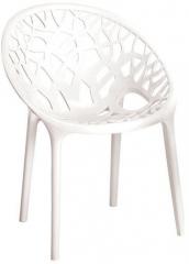 Nilkamal Crystal Chair in White Colour