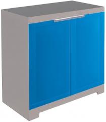 Nilkamal Freedom Deep Blue and Grey Mini Storage Cabinet