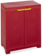 Nilkamal Freedom Mini Small Cabinet in Red Colour