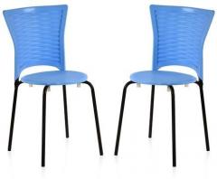 Nilkamal Novella Series 14 Set of 2 Chairs in Blue Colour