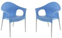 Nilkamal Novella Series 9 Set of 2 Chairs in Blue Colour