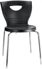Nilkamal Novella Visitor Chair without Arms in Black Colour