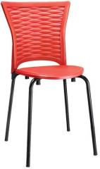 Nilkamal Novella Visitor Chair without Arms in Red Colour