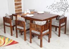 Palak Home Decor Solid Wood 6 Seater Dining Table Solid Wood 6 Seater Dining Table