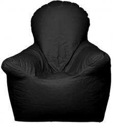 Pebbleyard Chair with Arms Bean Bag Cover in Black Colour