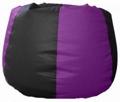 Pebbleyard Classic Filled Bean Bag in Black N Purple Colour