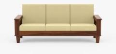 Prajapati Arts Fabric 3 Seater Sofa