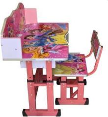 Puci Baby Desk Chair for Kids Study Table Chair with Cartoon Printed & High Backrest Metal Desk Chair