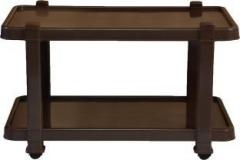 Rw Rest Well Cafe Coffe Trolley Brown Plastic Coffee Table