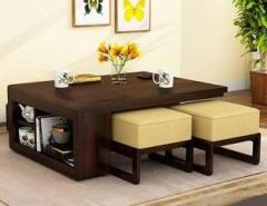 S H Arts Solid Wood Coffee Table