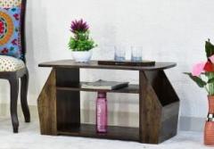 Samdecors Solid Sheesham Wood Bella Side Table/Magazine Rack Solid Wood Side Table