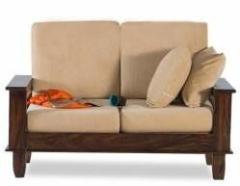 Satkar Wood Furniture Fabric 2 Seater Sofa