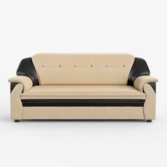Sekar Lifestyle Polyurethane Large Series Leatherette 3 Seater Sofa