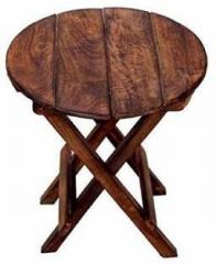 Shan Hub Solid Wood Side Table