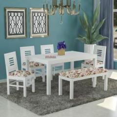Shree Jeen Mata Enterprises Solid Wood Six Seater Dining Set For Dining Room / Restaurant . Solid Wood 6 Seater Dining Set