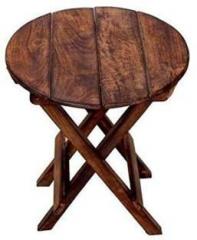 Sk Handicrafts Wood Coffee Table 12x12x12 folding Stool
