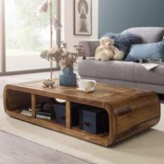 Sona Handicrafts Sheesham Wood Center Table with Storage Solid Wood Coffee Table