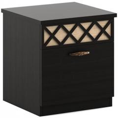 Spacewood Kosmo Classic Bedside Table in Natural Wenge Colour