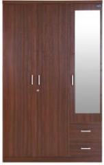 Spacewood Value Engineered Wood 3 Door Wardrobe