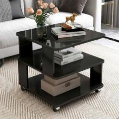 Stardecor Unique and Stylish Standard Black Made up of Used for Storage Also. Engineered Wood Coffee Table